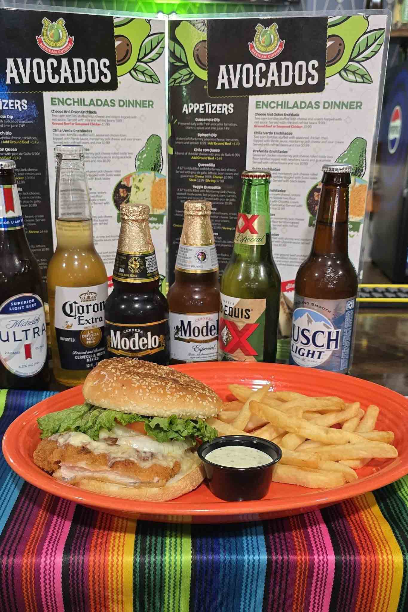 Avocados Mexican restaurant in Burlington